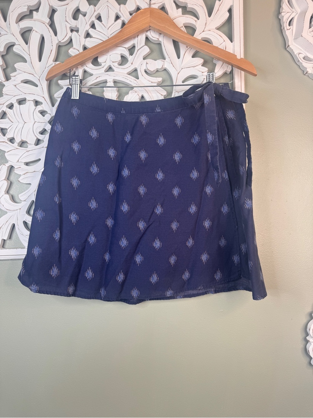 Toad&Co Hillrose Wrap Skirt Geometric Patterned Skirt soft